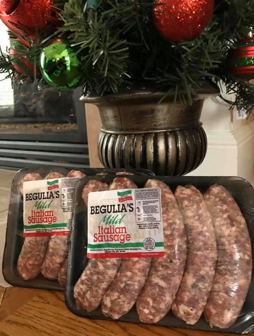 Begulia's Italian Sausage packages
